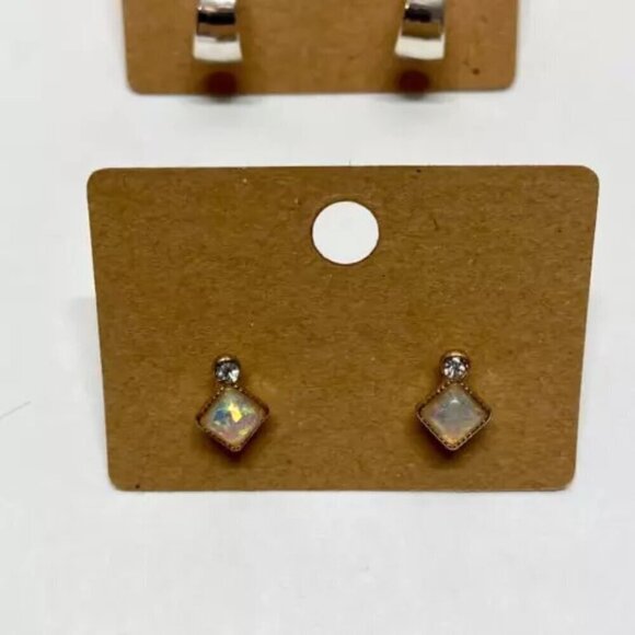 Hobby Lobby Earrings 5 Pairs Stud Post Fashion Design Pierced Ears Jewelry NWOT - Picture 2 of 8